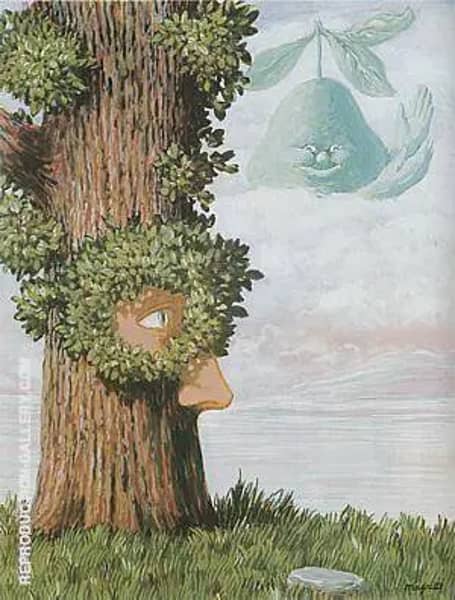Alice in Wonderland 1945 by Rene Magritte | Oil Painting Reproduction