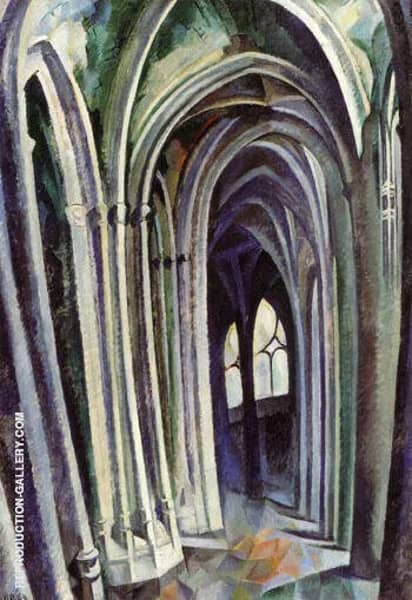 Saint Severin No 1 1909 by Robert Delaunay | Oil Painting Reproduction