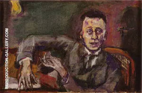 Portrait of Kark Krauss II 1925 | Oil Painting Reproduction