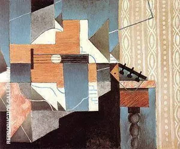 Guitar on the Table 1913 by Juan Gris | Oil Painting Reproduction