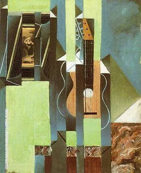 The Guitar 1913 by Juan Gris | Oil Painting Reproduction