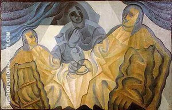 The Three Masks 1923 by Juan Gris | Oil Painting Reproduction