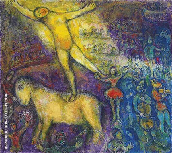 At the Circus by Marc Chagall | Oil Painting Reproduction