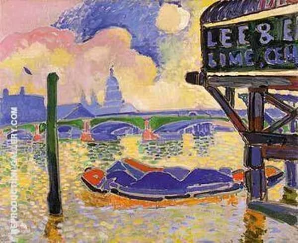 Blackfriars Bridge 1906 by Andre Derain | Oil Painting Reproduction