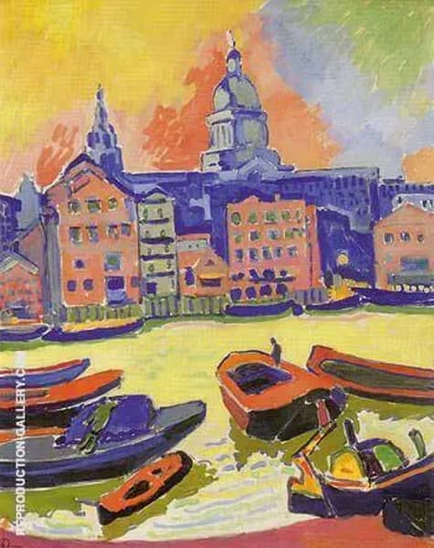 Saint Paul s Cathedral from the Thames 1906 | Oil Painting Reproduction