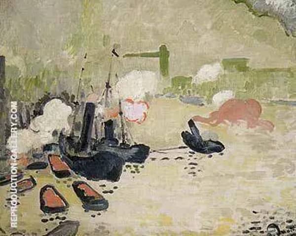 View of the Thames 1906 by Andre Derain | Oil Painting Reproduction