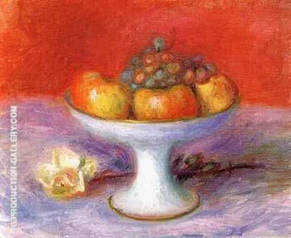 Fruit and a White Rose 1930 | Oil Painting Reproduction