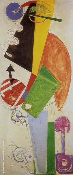 Chimbote Mural by Hans Hofmann | Oil Painting Reproduction