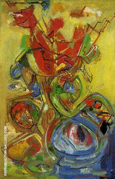 The Resurrection VII 1948 by Hans Hofmann | Oil Painting Reproduction