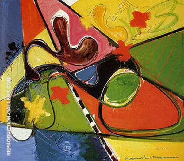 Submerged 1947 by Hans Hofmann | Oil Painting Reproduction