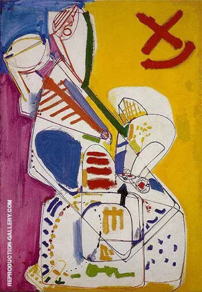 Abstraction B 1947 by Hans Hofmann | Oil Painting Reproduction