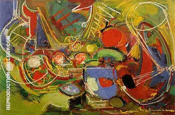 Abundance 1947 by Hans Hofmann | Oil Painting Reproduction