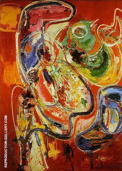 Bacchanale by Hans Hofmann | Oil Painting Reproduction