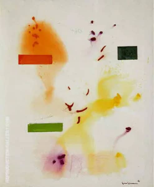 Frolocking 1965 by Hans Hofmann | Oil Painting Reproduction