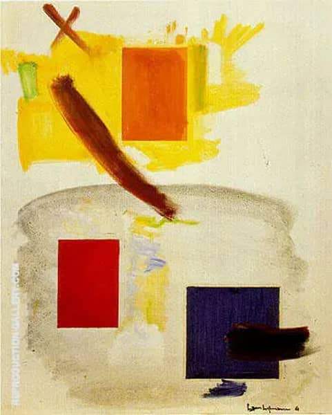 Passing the Zenith 1961 by Hans Hofmann | Oil Painting Reproduction