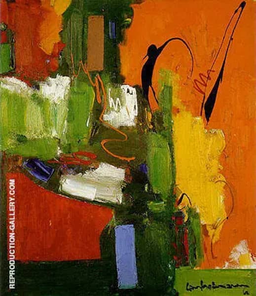 The Lark 1960 by Hans Hofmann | Oil Painting Reproduction