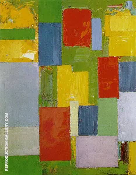 Abstract Euphony 1958 by Hans Hofmann | Oil Painting Reproduction