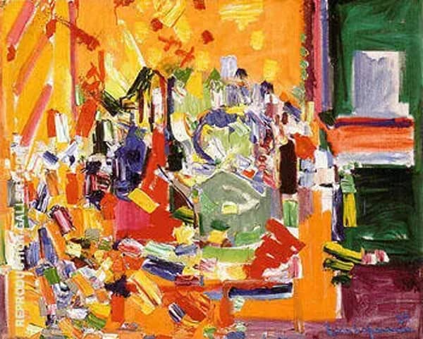 Orchestral Dominance in Yellow 1954 | Oil Painting Reproduction