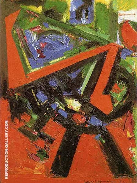 Red Flight 1953 by Hans Hofmann | Oil Painting Reproduction