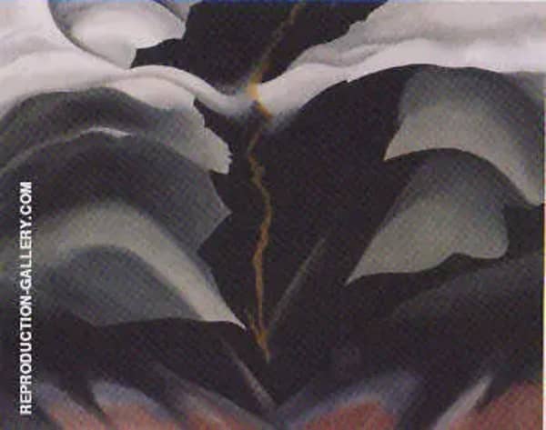 Black Place II by Georgia O'Keeffe | Oil Painting Reproduction