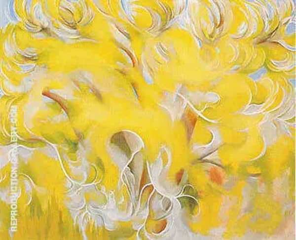 Cotton Woods by Georgia O'Keeffe | Oil Painting Reproduction