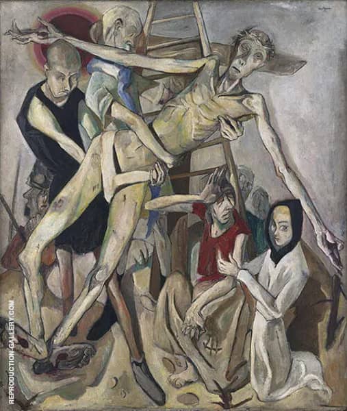 Deposition 1917 by Max Beckmann | Oil Painting Reproduction