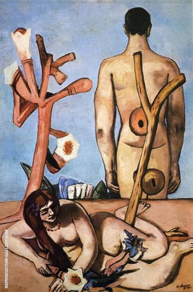 Man and Woman 1932 by Max Beckmann | Oil Painting Reproduction