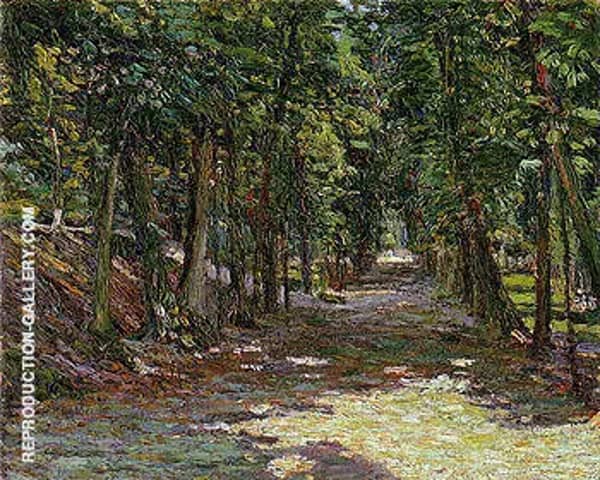 Avenue in the Park St Cloud 1906 | Oil Painting Reproduction