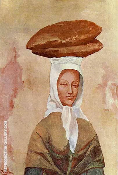 Woman with Loaves 1906 by Pablo Picasso | Oil Painting Reproduction