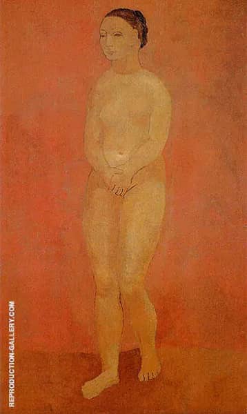 Large Standing Nude 1906 by Pablo Picasso | Oil Painting Reproduction