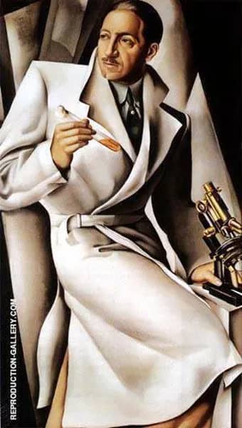 Portrait of Dr Boucard by Tamara de Lempicka | Oil Painting Reproduction
