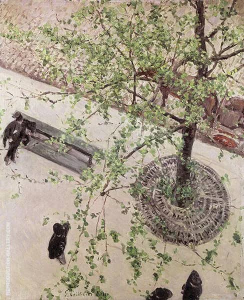 Boulevard Seen from Above c1880 | Oil Painting Reproduction