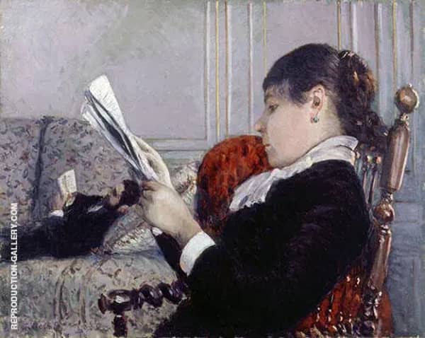 Interior A Woman Reading 1880 | Oil Painting Reproduction