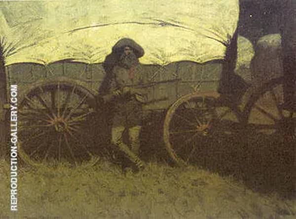 The Sentinel 1907 by Frederic Remington | Oil Painting Reproduction