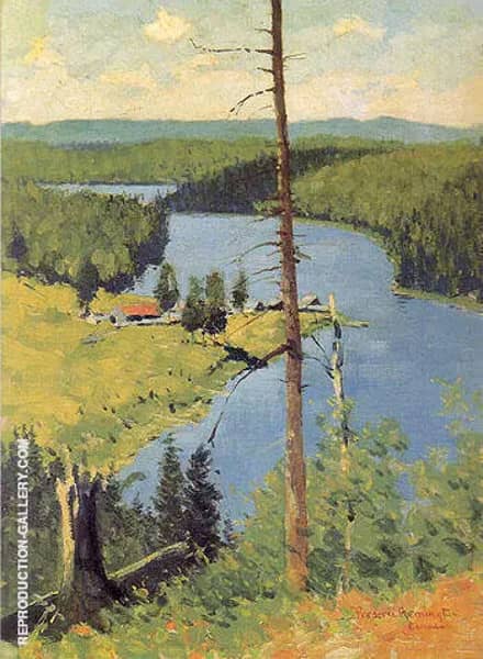 The Moose Country 1909 by Frederic Remington | Oil Painting Reproduction