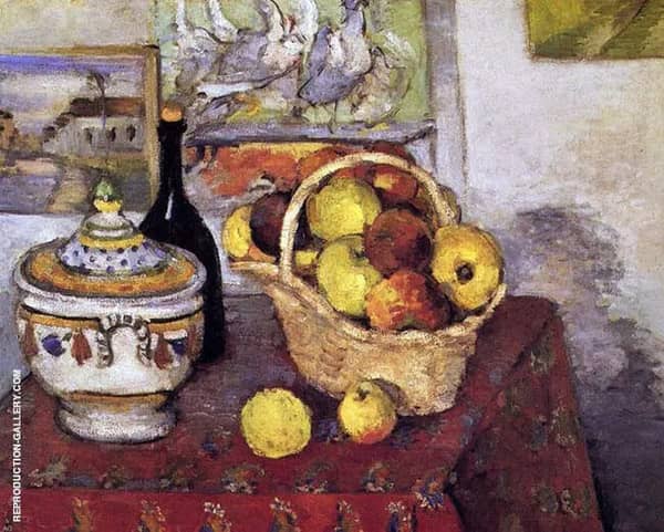 Still Life with a Soup Tureen c1877 | Oil Painting Reproduction