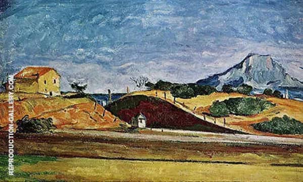 The Railway Cutting 1870 by Paul Cezanne | Oil Painting Reproduction