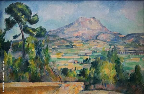 Mont Sainte Victoire 1883 by Paul Cezanne | Oil Painting Reproduction
