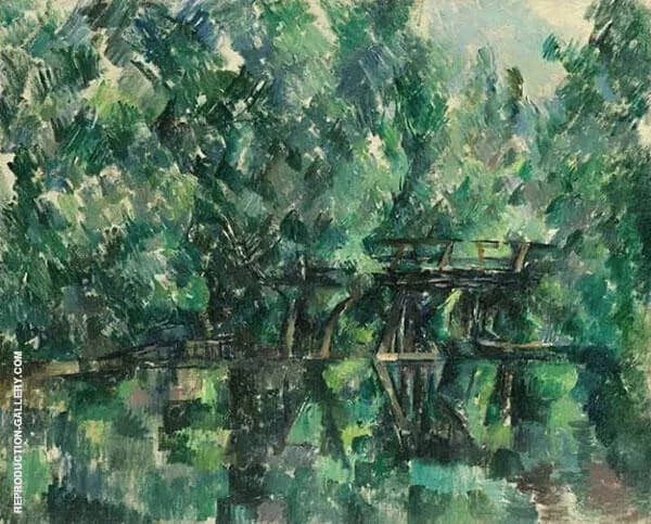 Bridge and Pool by Paul Cezanne | Oil Painting Reproduction