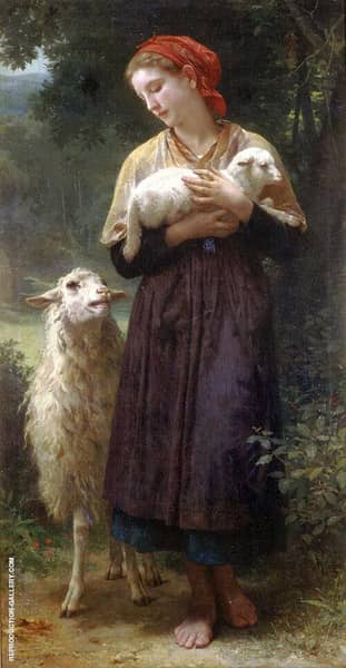 The Shepherdess 1873 | Oil Painting Reproduction