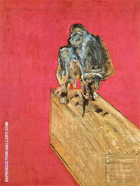 Study of a Chimpanzee 1957 by Francis Bacon | Oil Painting Reproduction