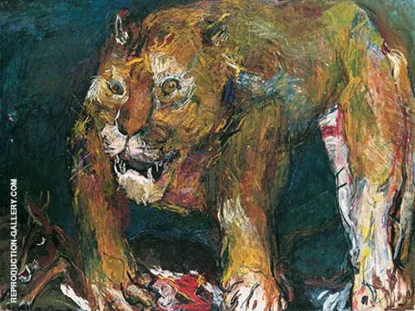 The Tigon 1926 by Oskar Kokoschka | Oil Painting Reproduction