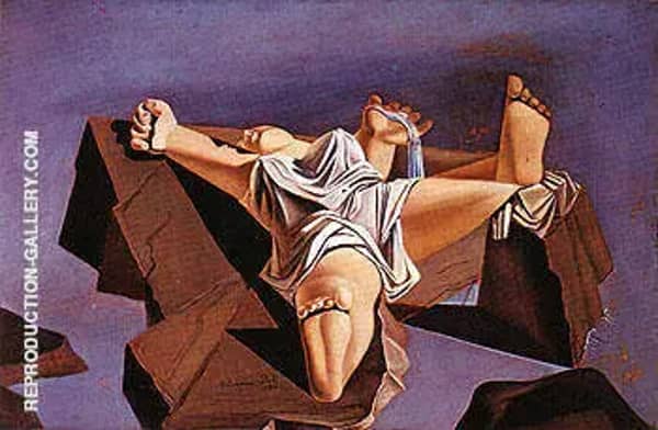 Figure Between the Rock 1926 by Salvador Dali | Oil Painting Reproduction