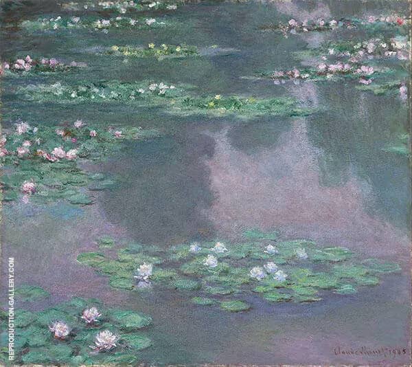 Nympheas 1905 by Claude Monet | Oil Painting Reproduction
