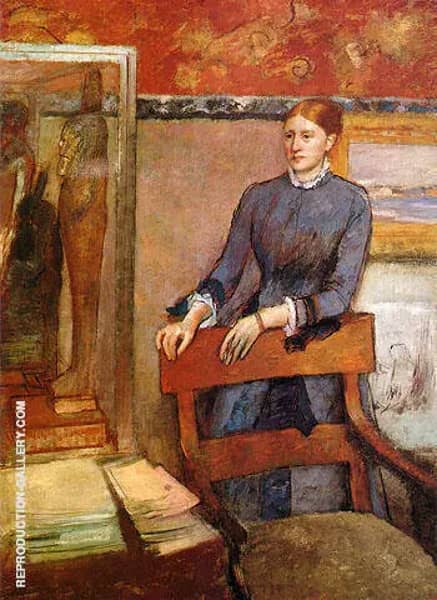 Helene Rouart in her Father's Study 1886 | Oil Painting Reproduction