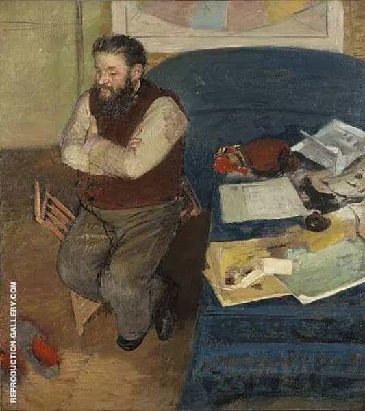 Diego Martelli 1879 by Edgar Degas | Oil Painting Reproduction