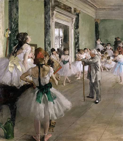 The Ballet Class by Edgar Degas | Oil Painting Reproduction