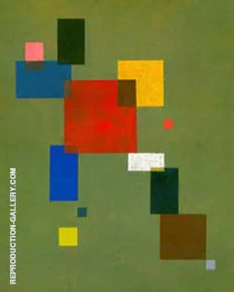 Thirteen Rectangles 1930 by Wassily Kandinsky | Oil Painting Reproduction