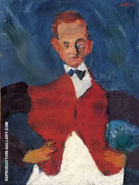The Bellhop by Chaim Soutine | Oil Painting Reproduction