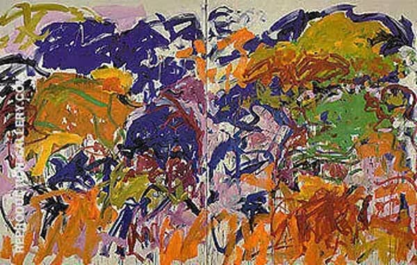 Ici 1992 by Joan Mitchell | Oil Painting Reproduction
